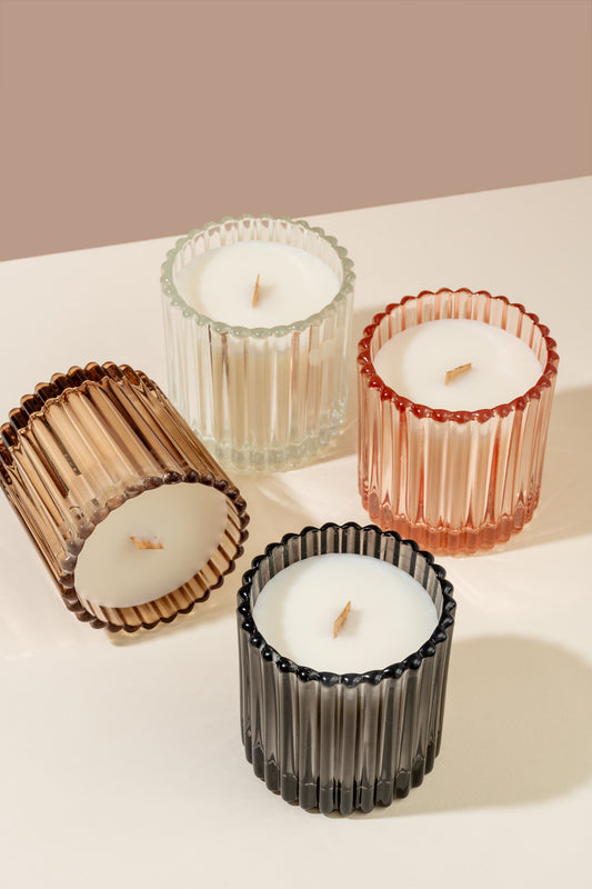 8oz Aurora Ribbed Vessels