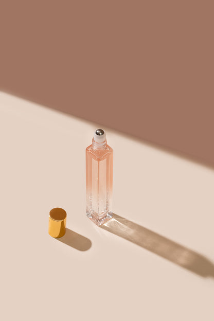 Elia Rose-Tinted Square Roll-On Bottle