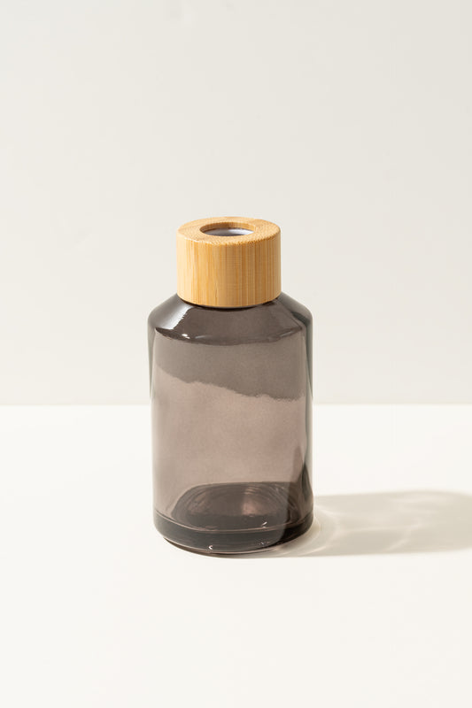 Ilyana Smoke Glass Reed Diffuser Bottle