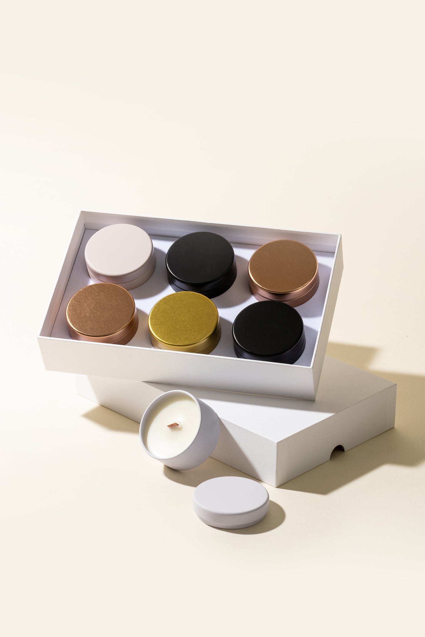 2.5oz Vogue Linen Textured Gift Box