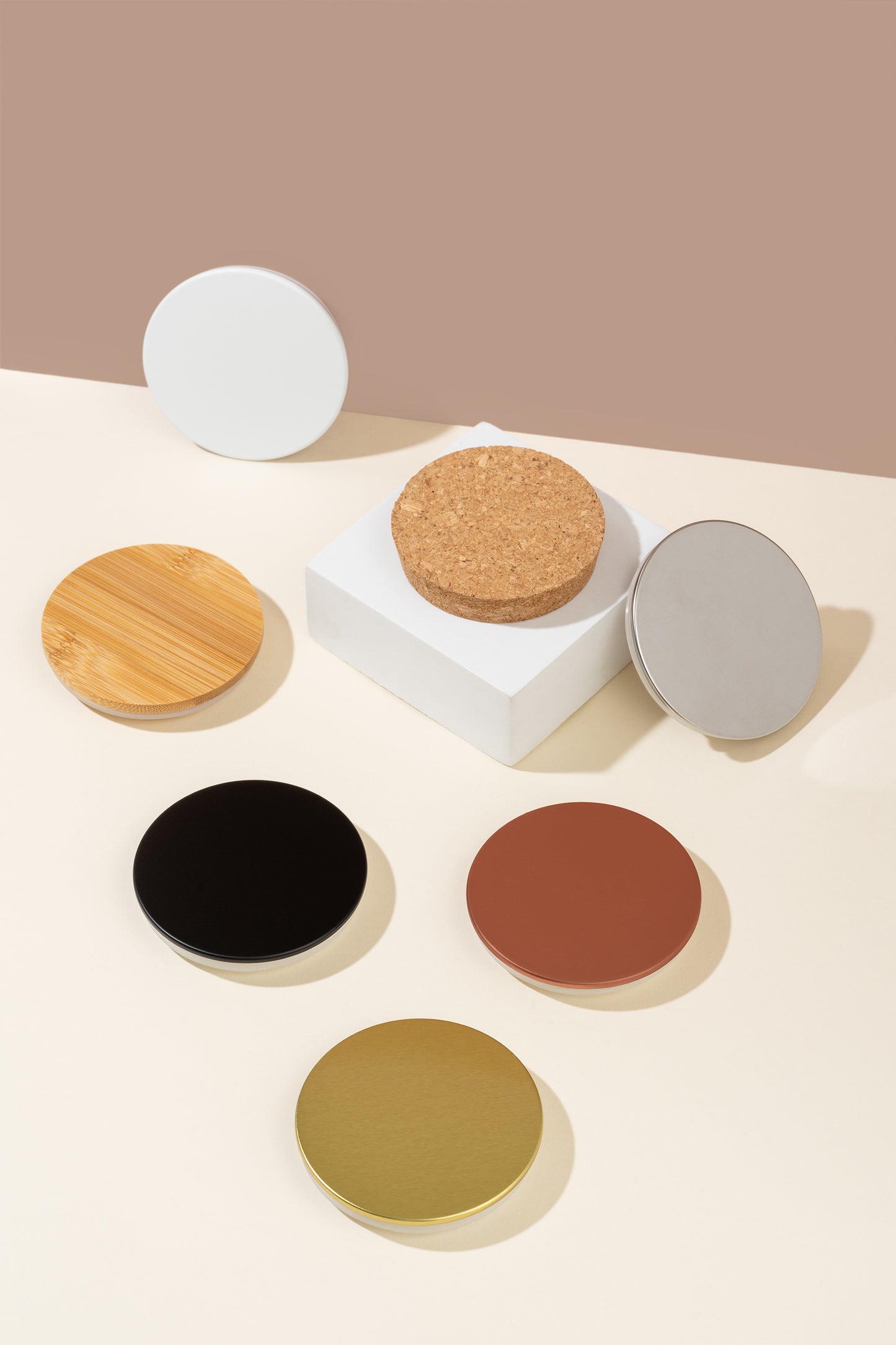 8oz Stiloso and Luxe Vessel Lids