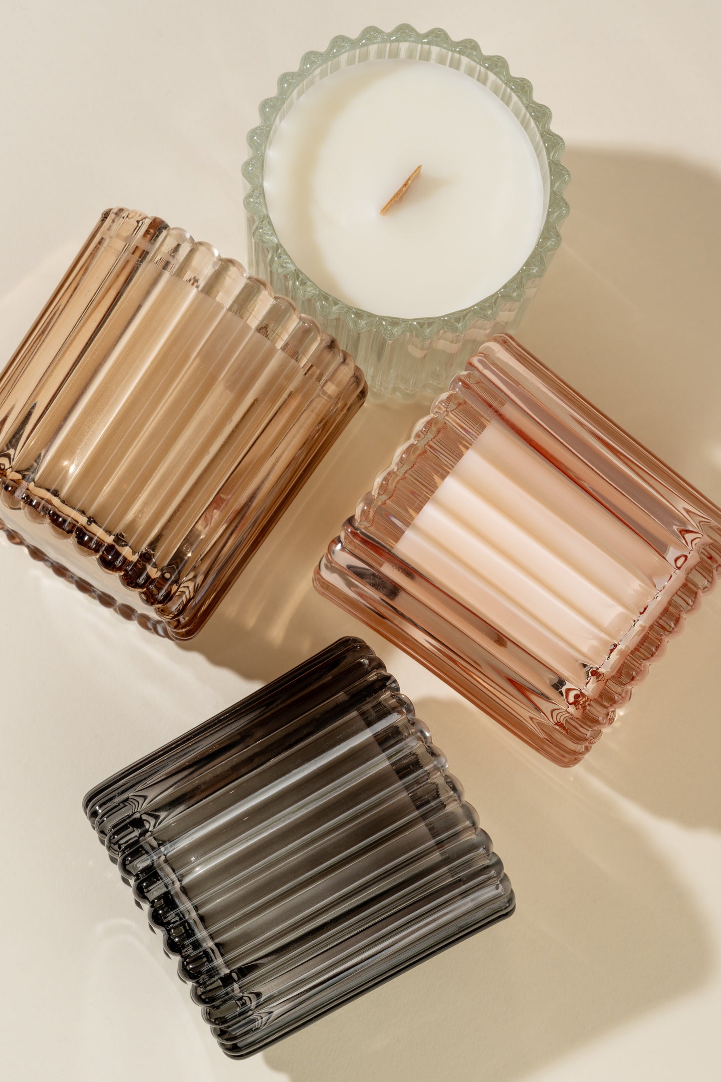 8oz Aurora Ribbed Vessels