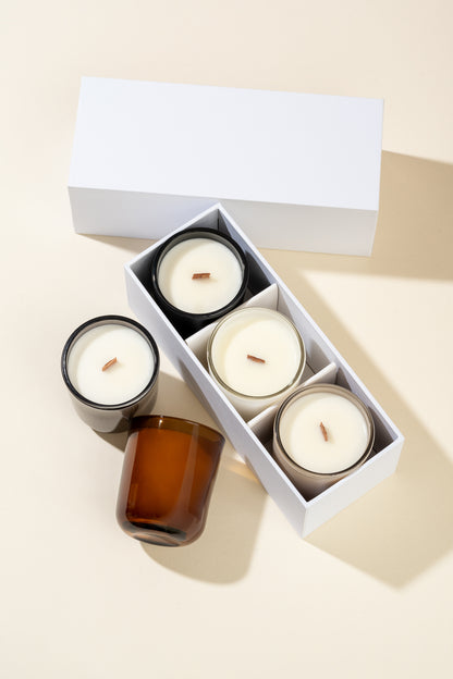 2.5oz Mini Stiloso Chic Linen Textured Gift Box